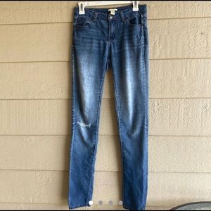Forever 21 Blue Skinny Jeans